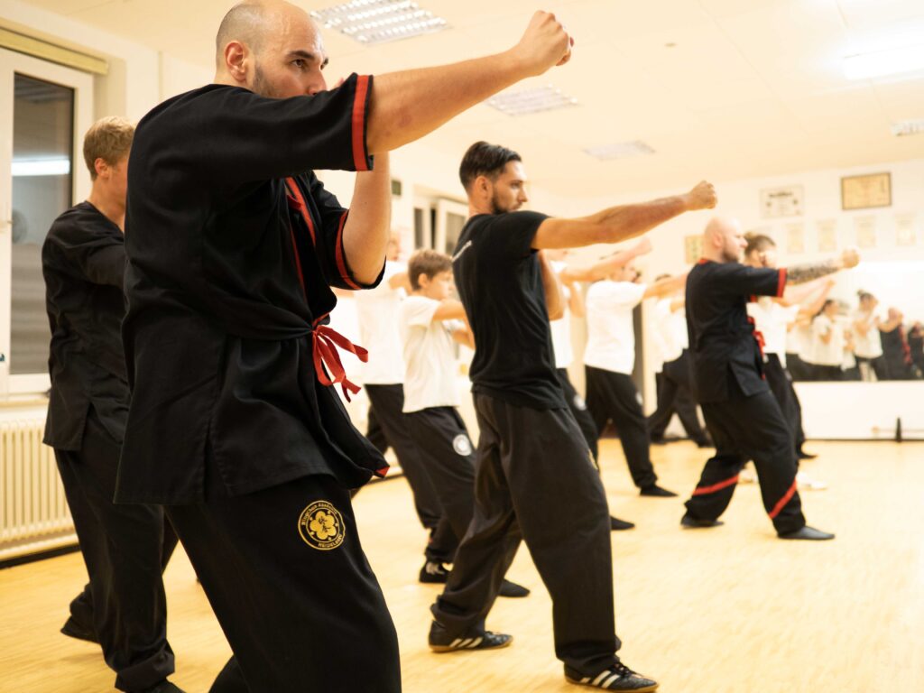 Ein große Gruppe trainiert diszipliniert und motiviert die Kampfkunst WingChun zur Selbstverteidigung. Unter der Leitung von Sifu Andrej Johann werden die Techniken perfektioniert und gedrillt. Die Akademie befindet sich in der Rohrbacherstraße und liegt sehr zentral. Kinder, Jugendliche und Erwachsene lernen hier wie man sich effektiv und kompromisslos verteidigt.